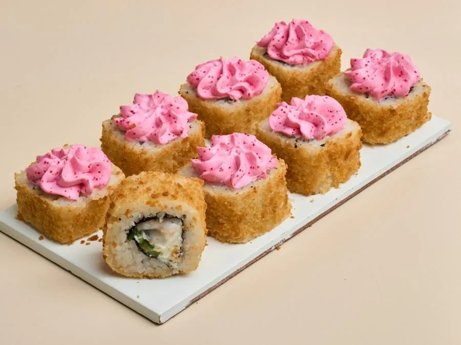 Лава темпура с креветкой