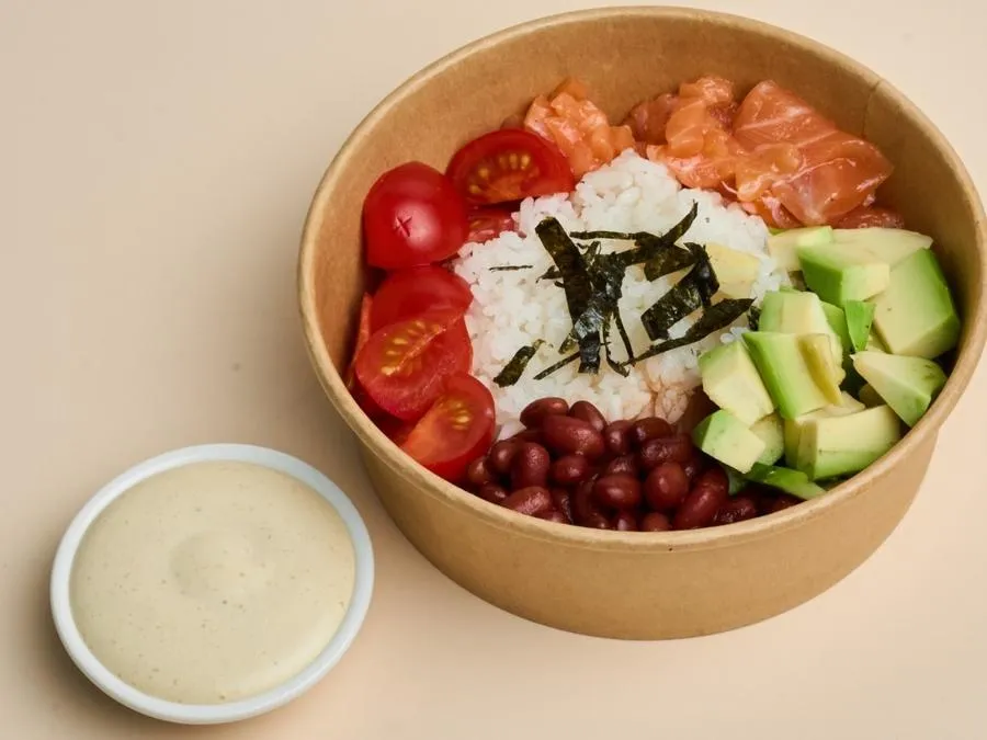 Поке с лососем