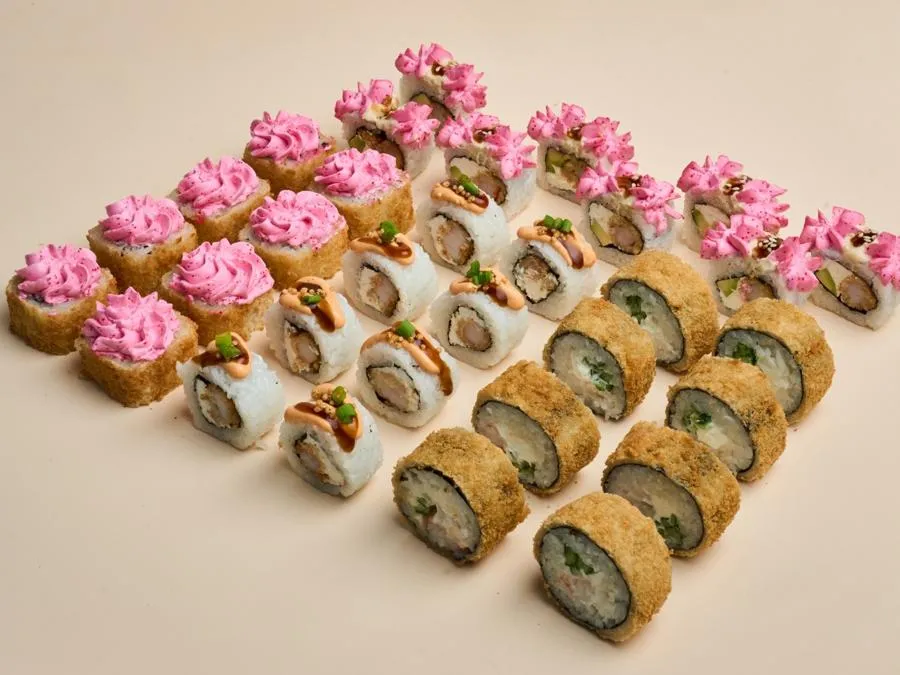 Сет с креветками 